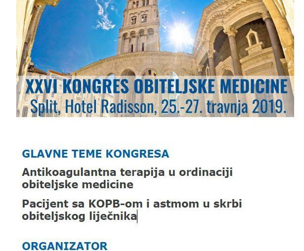 Finalni program XXVI. Kongresa obiteljske medicine